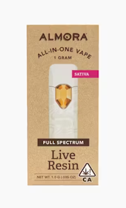 Almora Farm 1g Ghost Train Haze | Live Resin All-in-One Vaporizer |